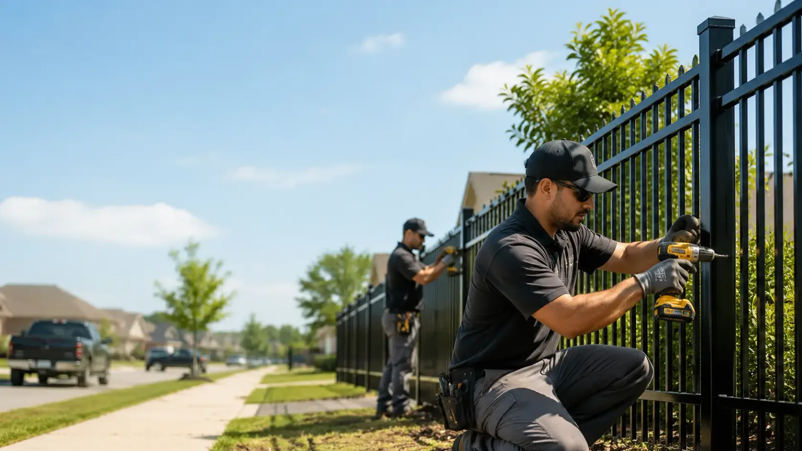 Metal Fence Installation in Flint, TX